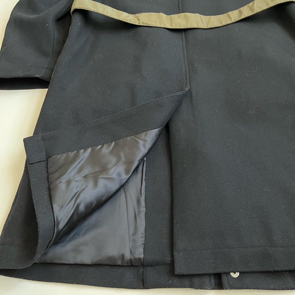 MCM Worldwide Mens Medium Wool Zip Hood Coat New - Picture 10 of 15